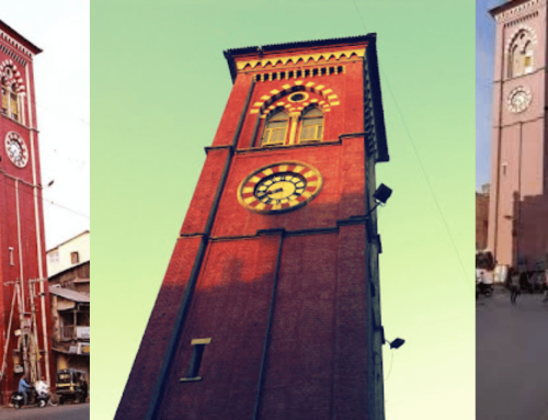 Historical clock tower, Surat city, Gujarat – now a colonial heritage structure